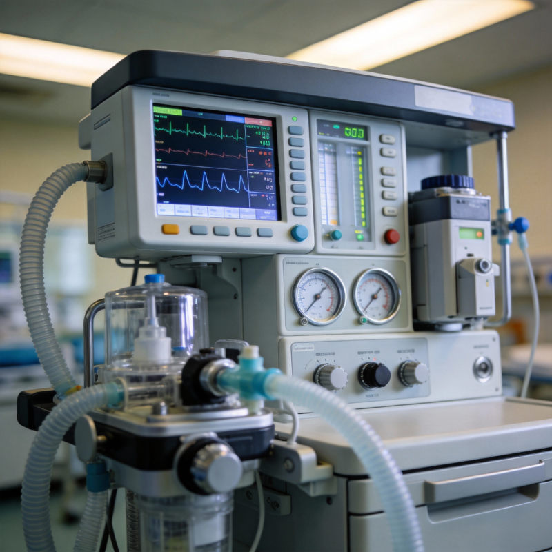 医疗监护设备特写图片