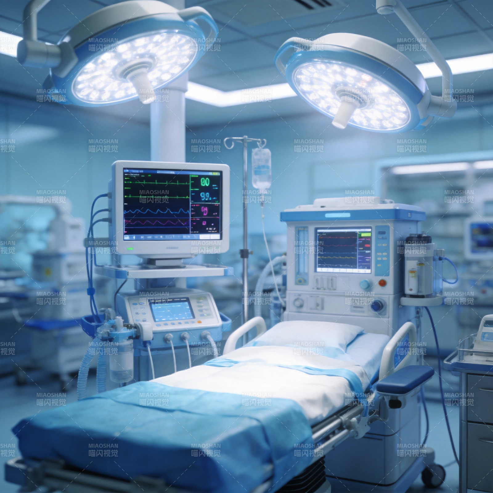 现代化手术室场景图片