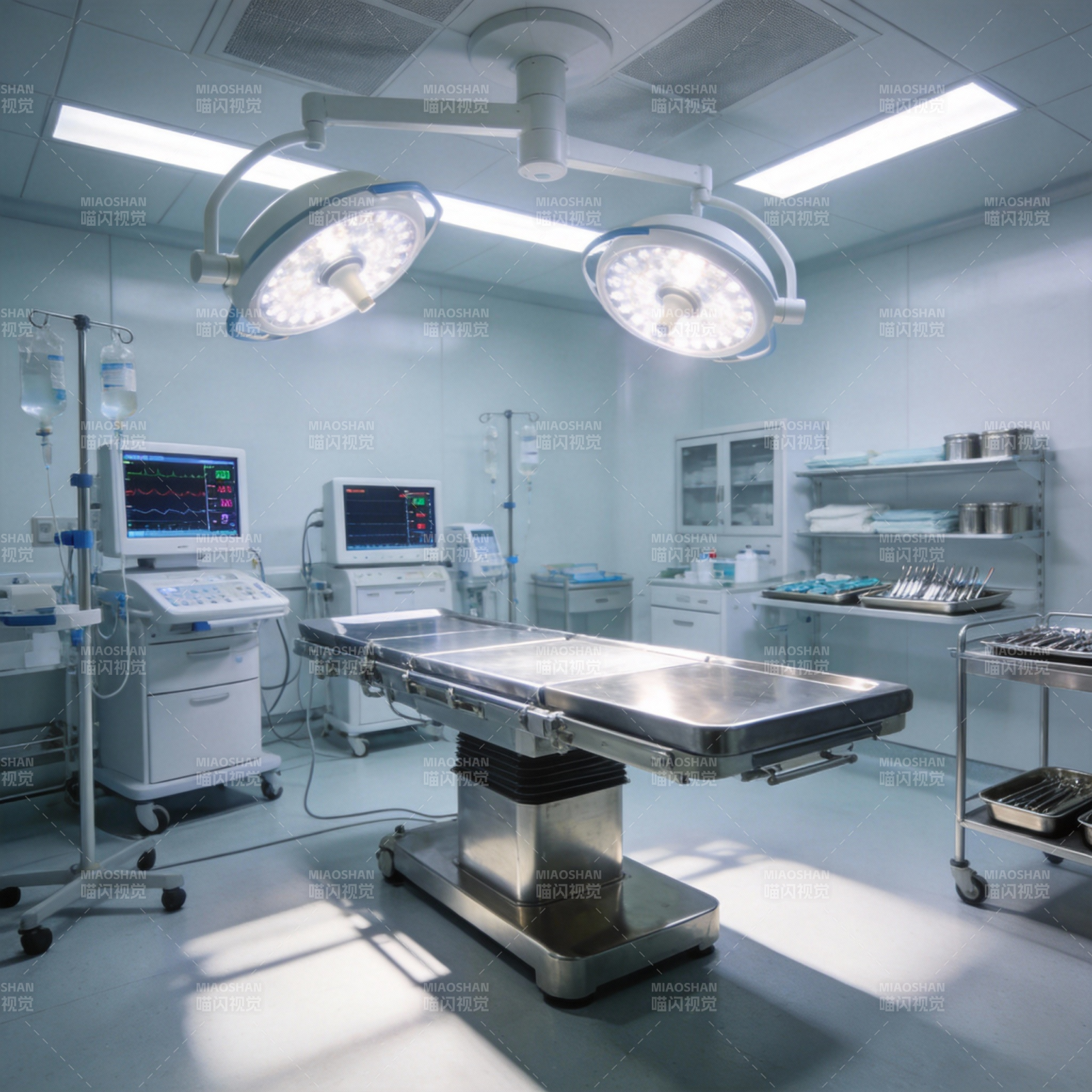 现代手术室全景图片