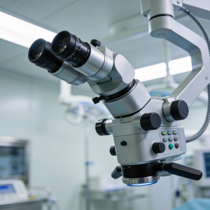 手术显微镜特写图片