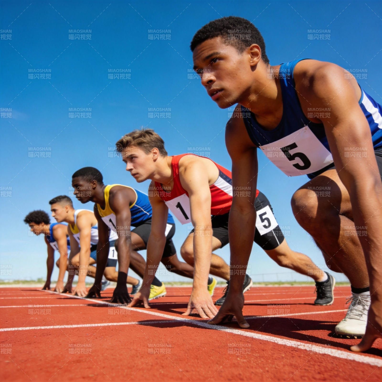 起跑线上的冲刺图片