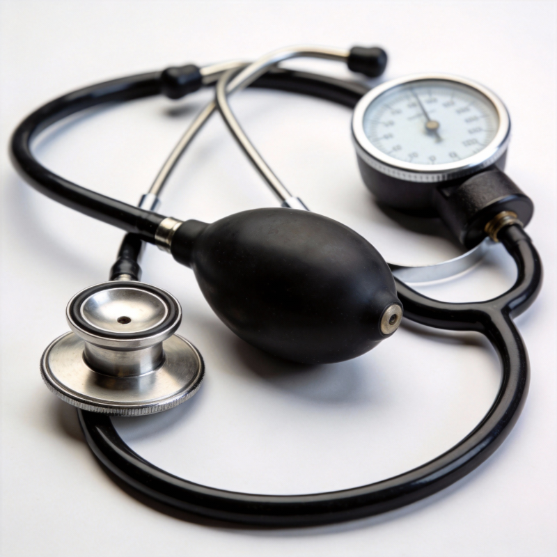 医疗听诊器与血压计图片