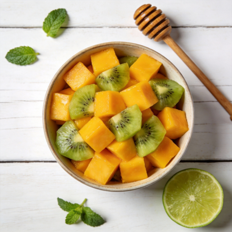 芒果猕猴桃沙拉图片