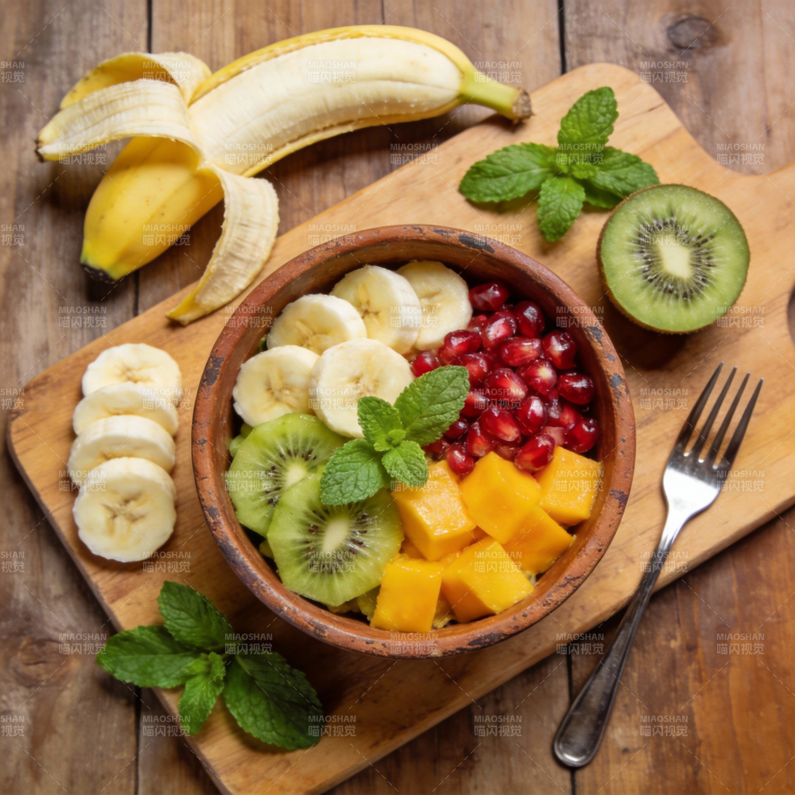 缤纷水果沙拉图片