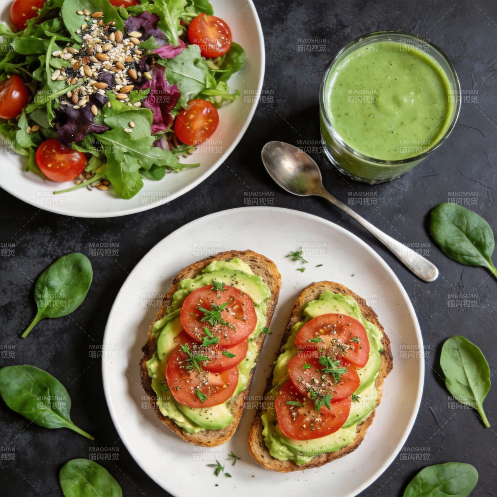 健康轻食拼盘图片