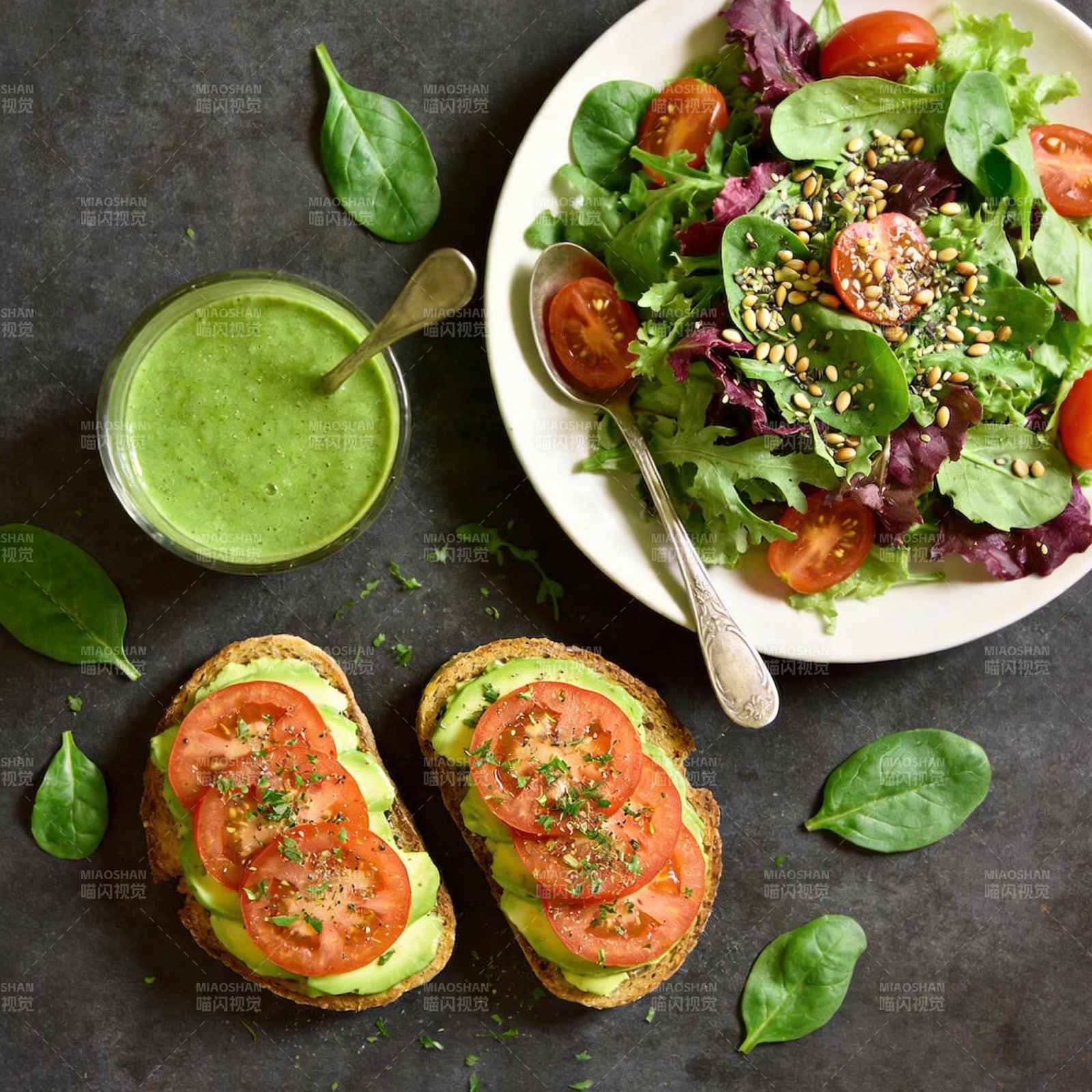 健康轻食拼盘图片