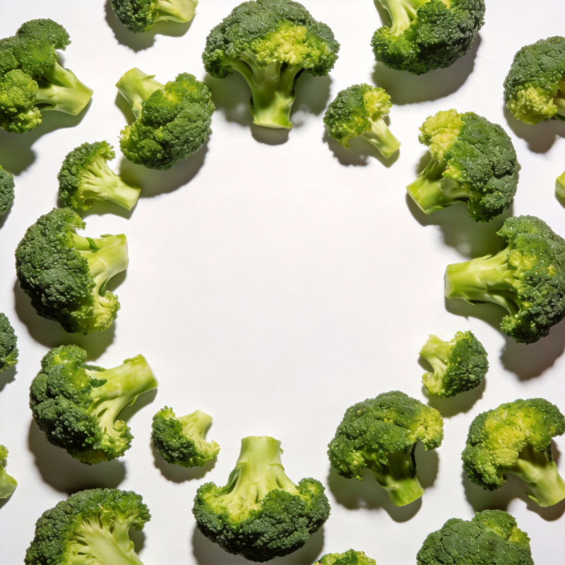 西兰花环绕图案图片