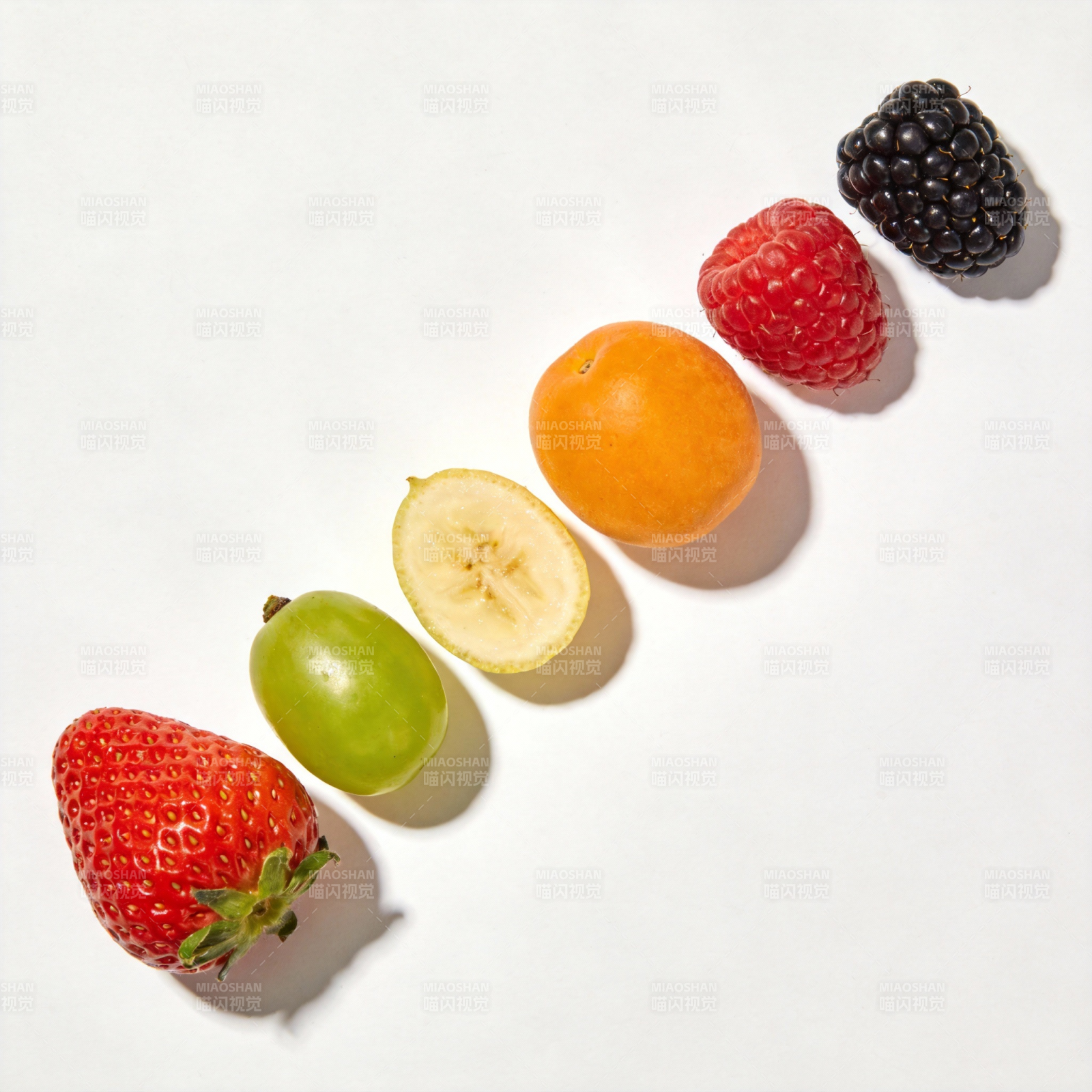 水果缤纷排列图片