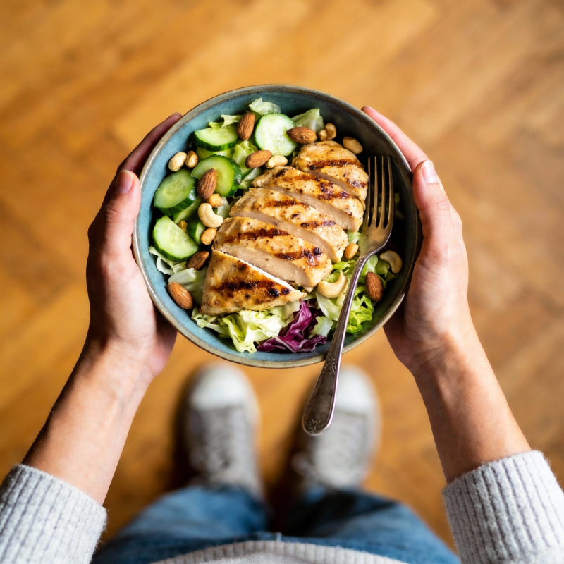 美味鸡胸沙拉图片