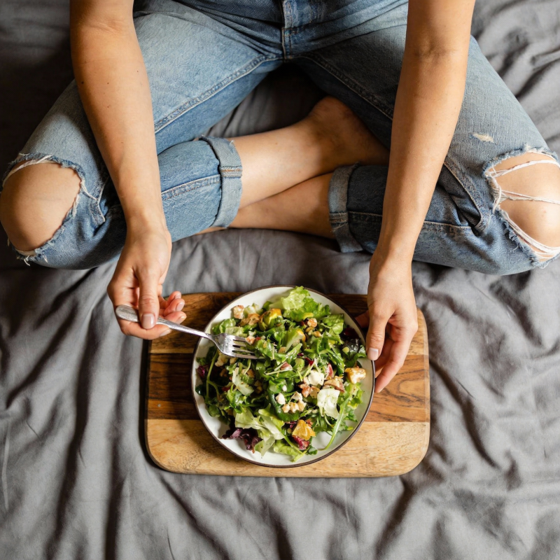 盘中沙拉 健康美味图片