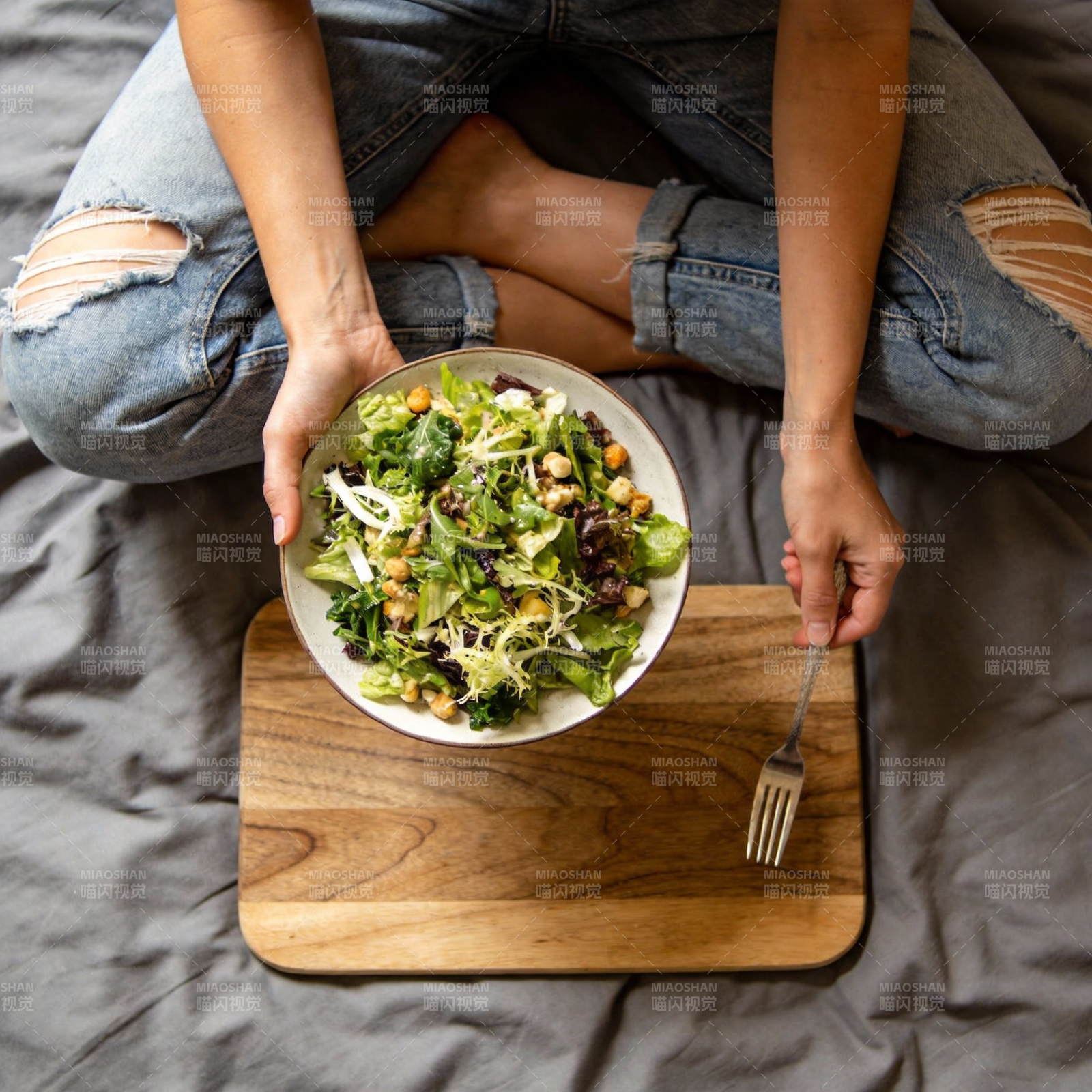 健康沙拉 美味享受图片