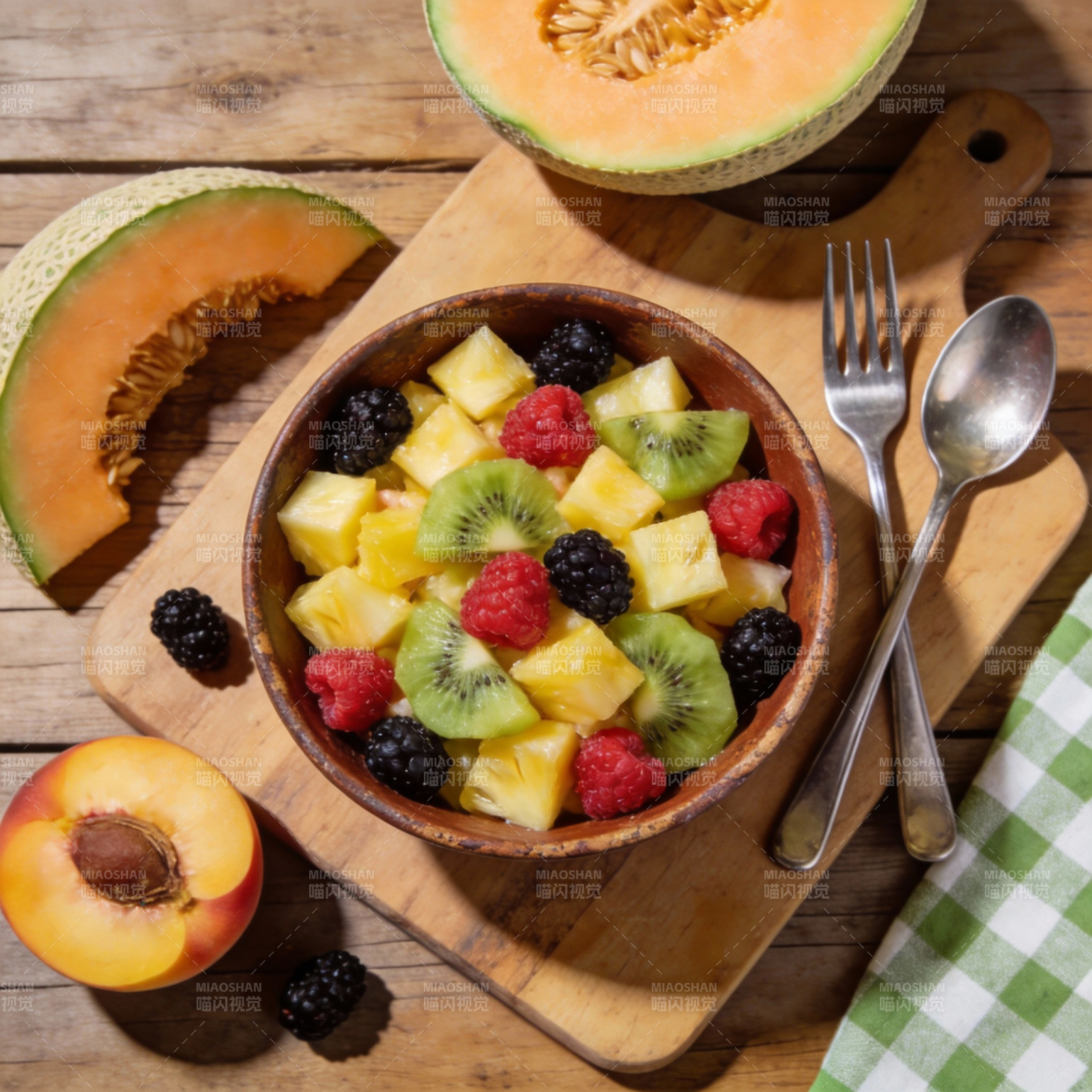 缤纷水果沙拉图片