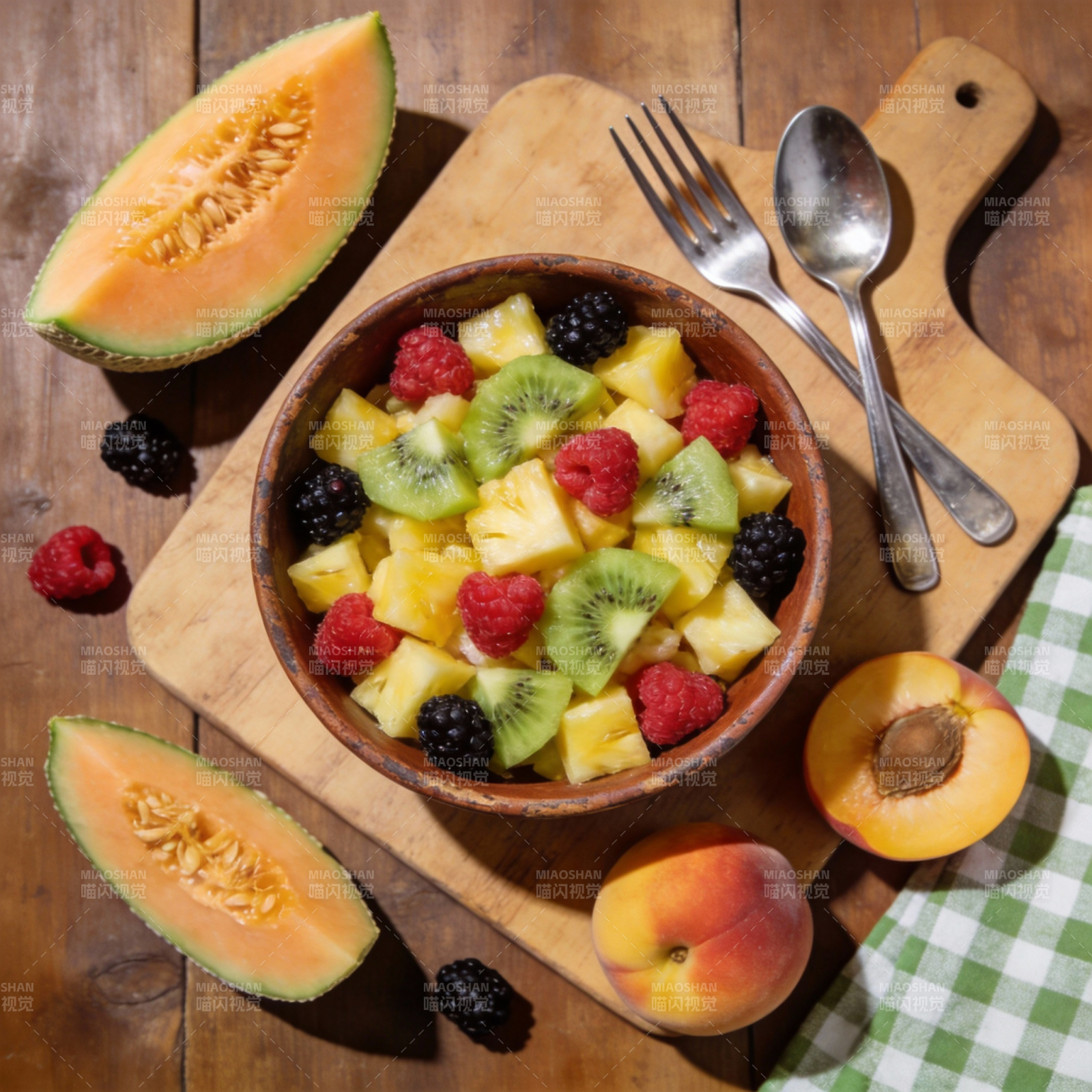 缤纷水果沙拉图片