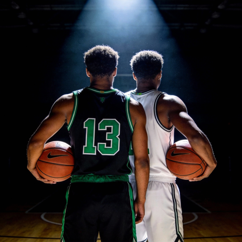 双雄并肩 篮球对决图片