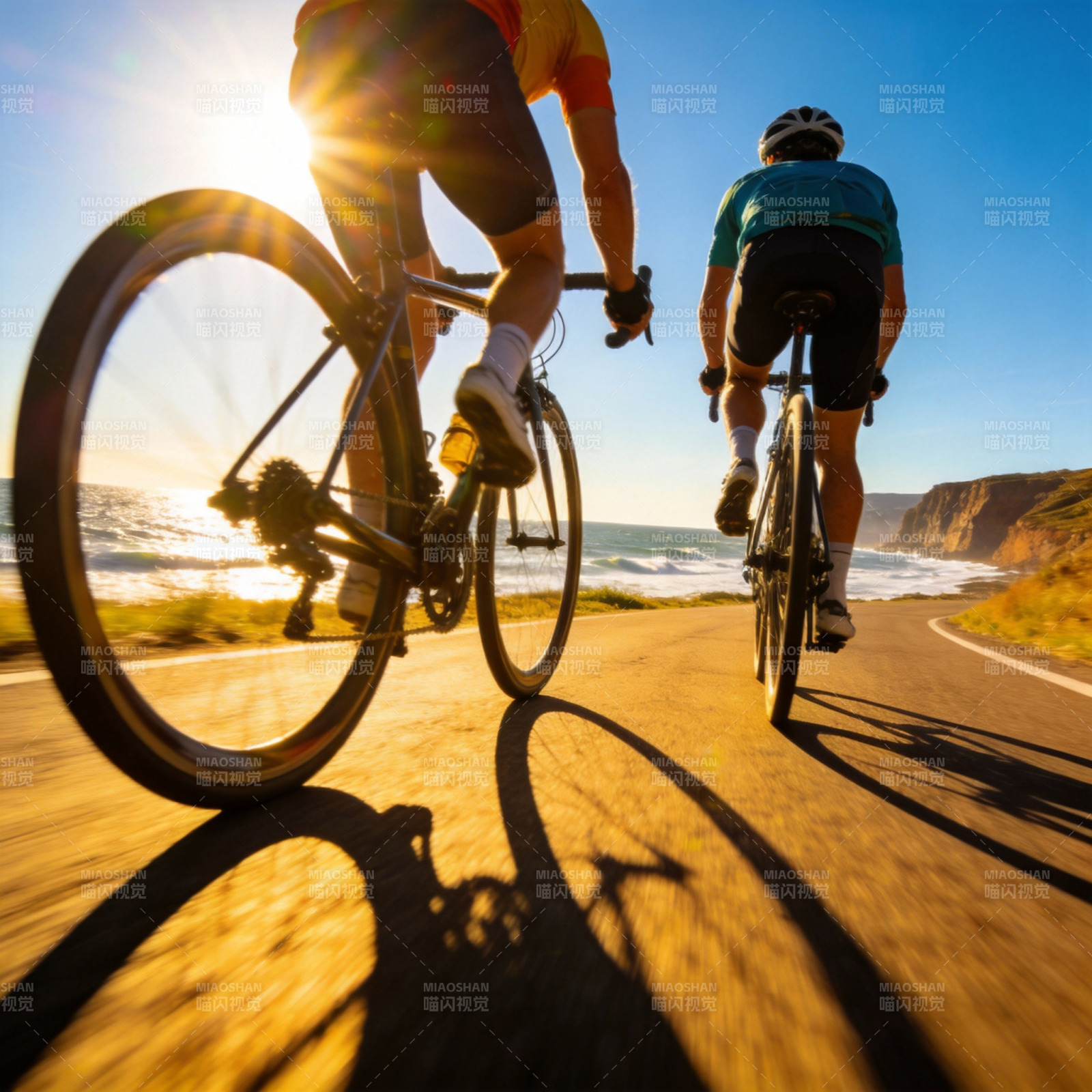 骑行海岸线图片