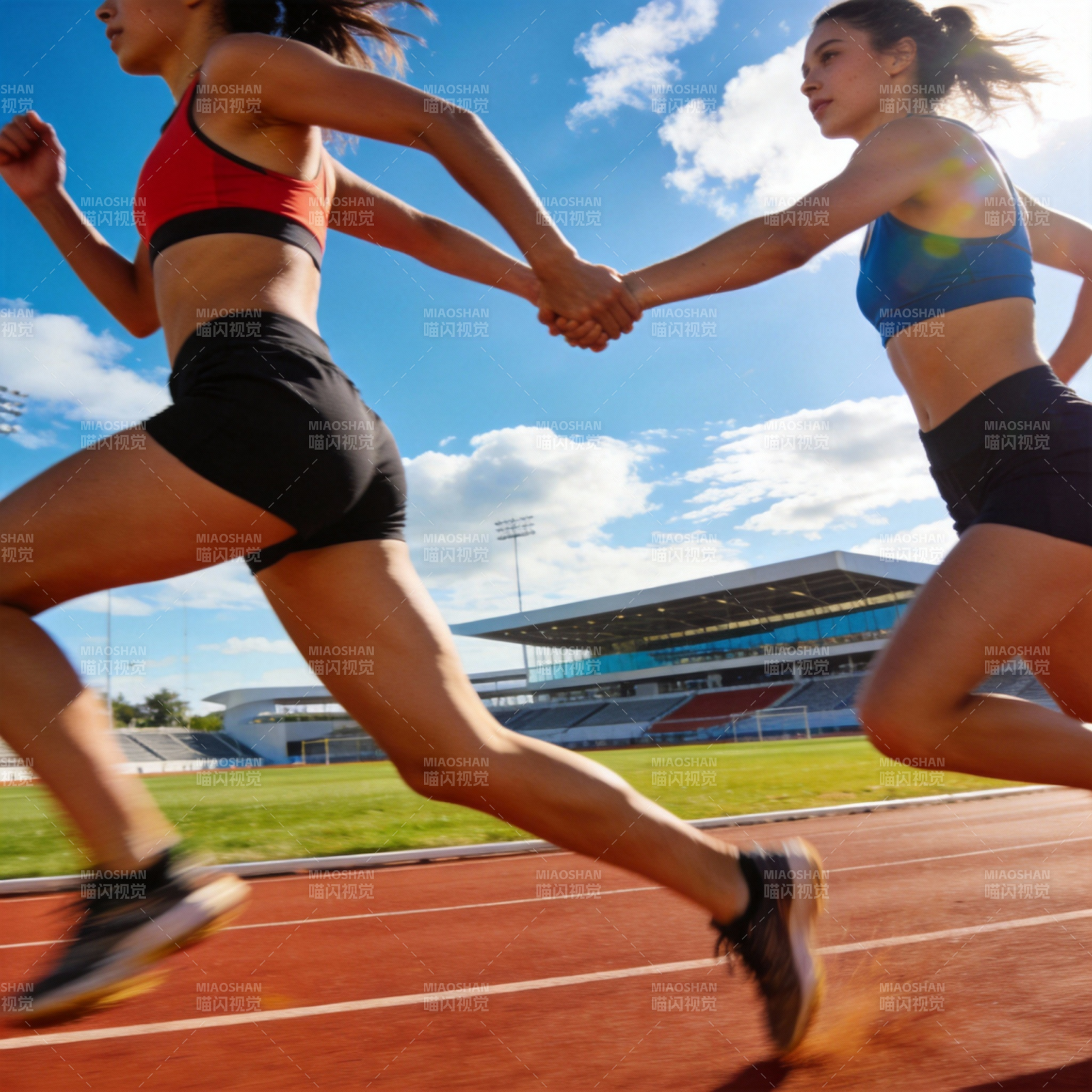 携手奔跑 共赴终点图片