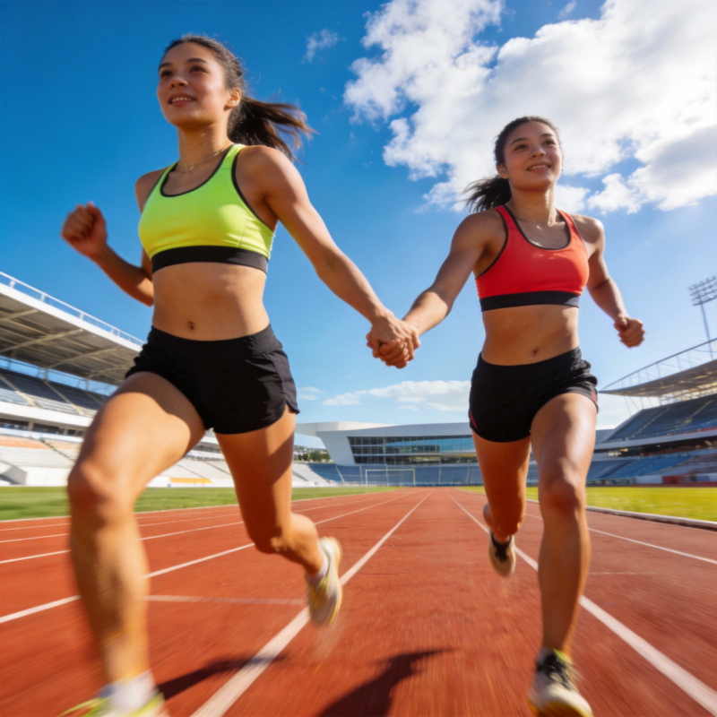 携手奔跑 共逐梦想图片