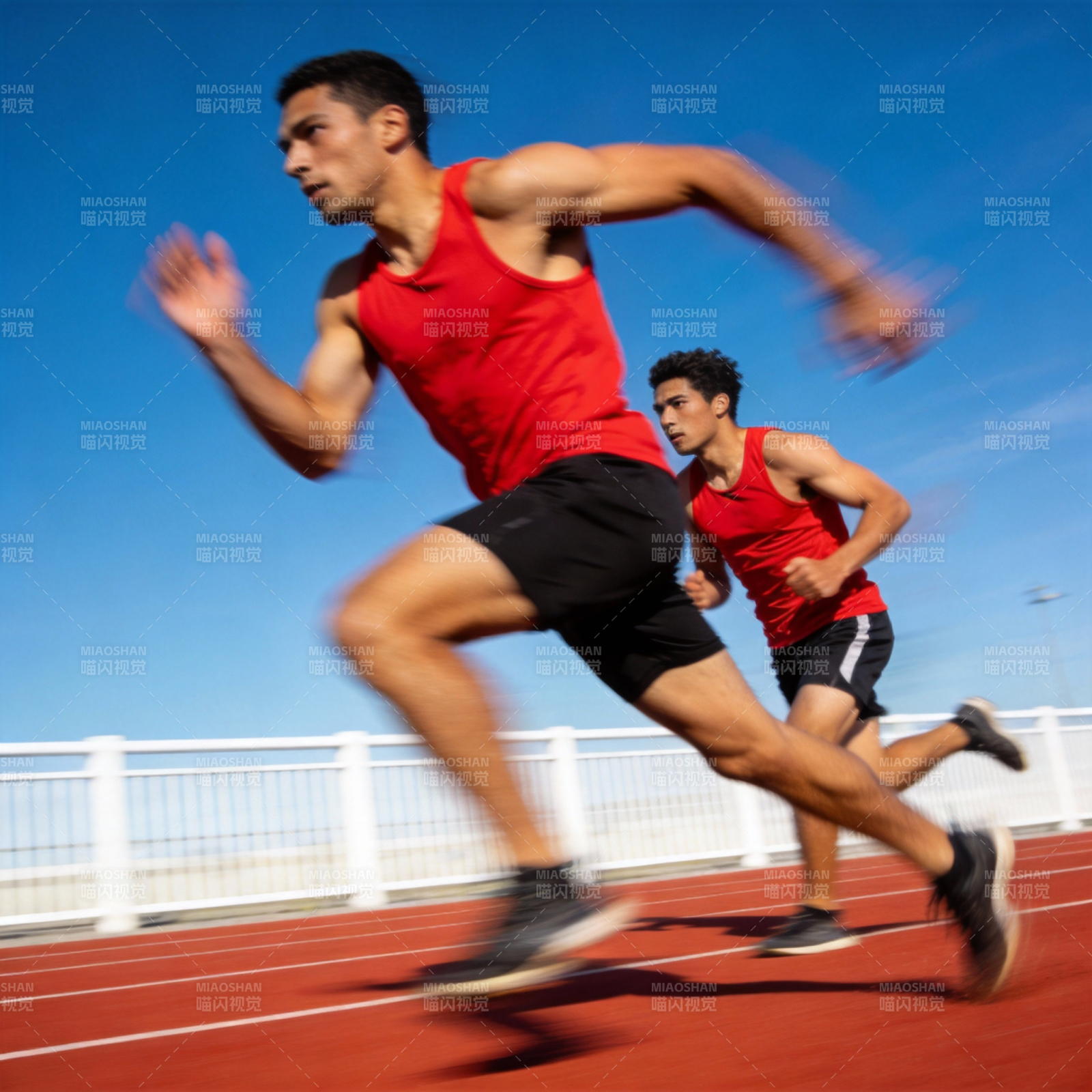 赛道上的速度对决图片