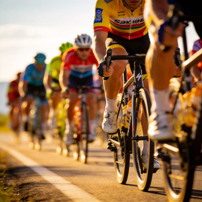 骑行竞技瞬间图片