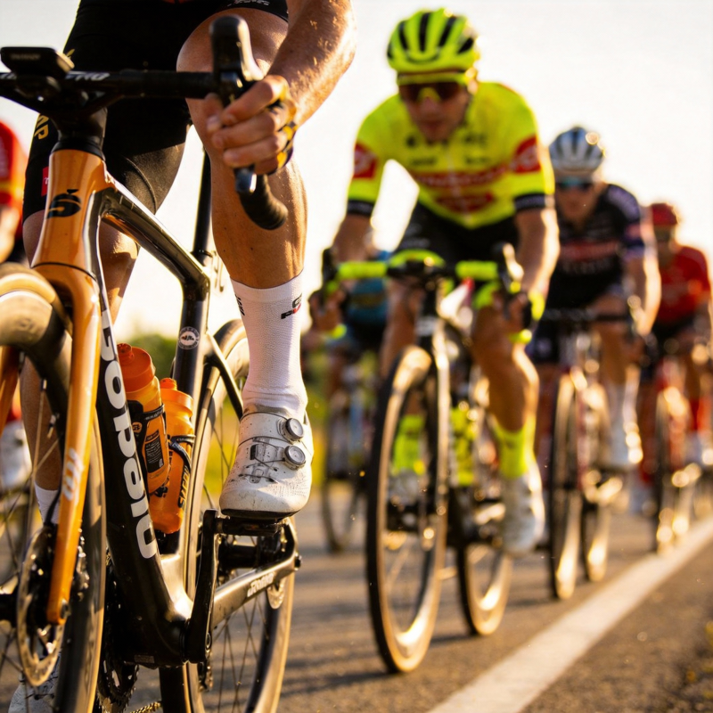 骑行竞速瞬间图片