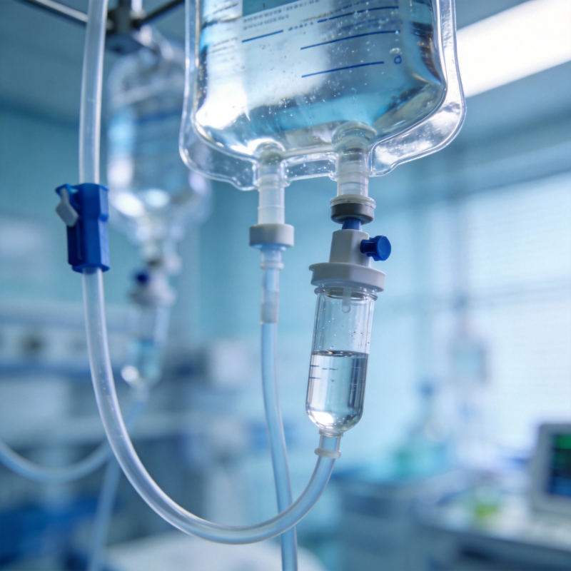 点滴输液中图片