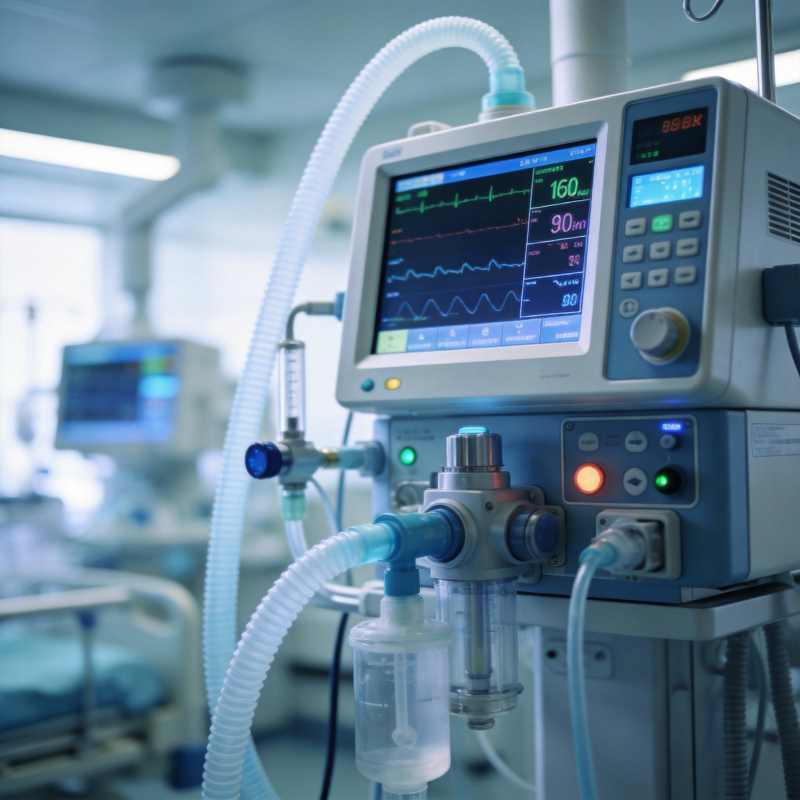 医疗监护设备特写图片