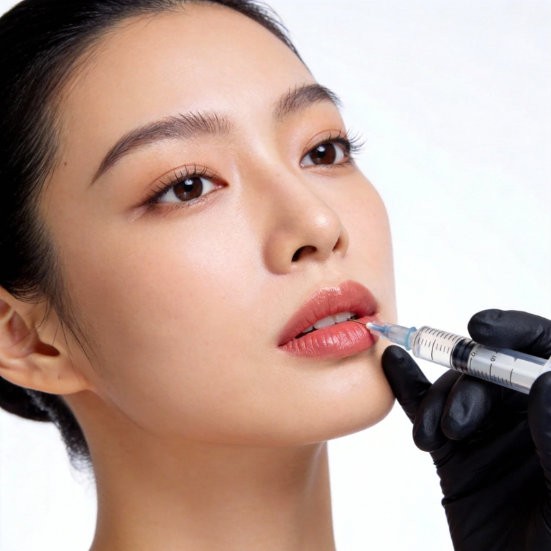 唇部微整形图片