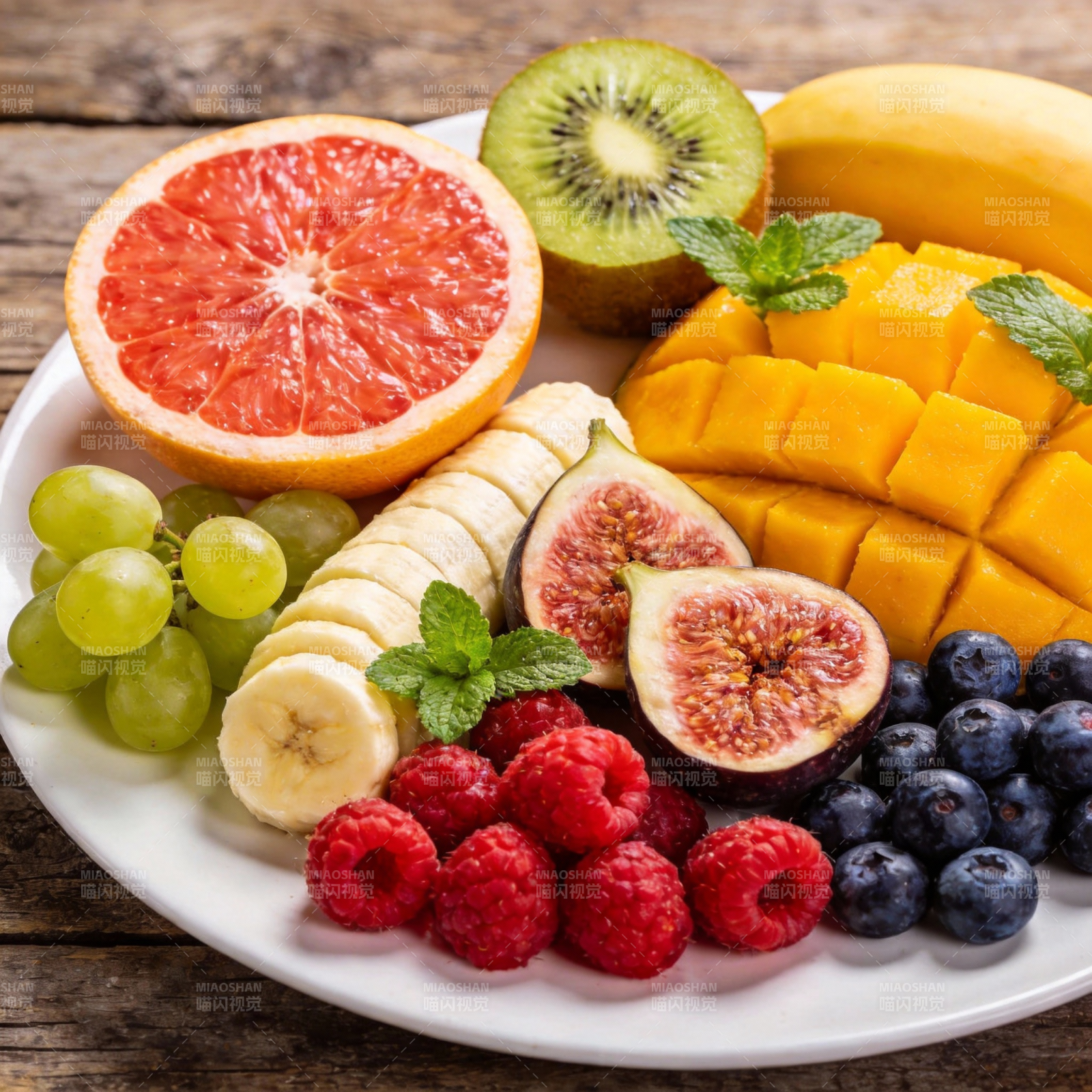 缤纷水果拼盘图片