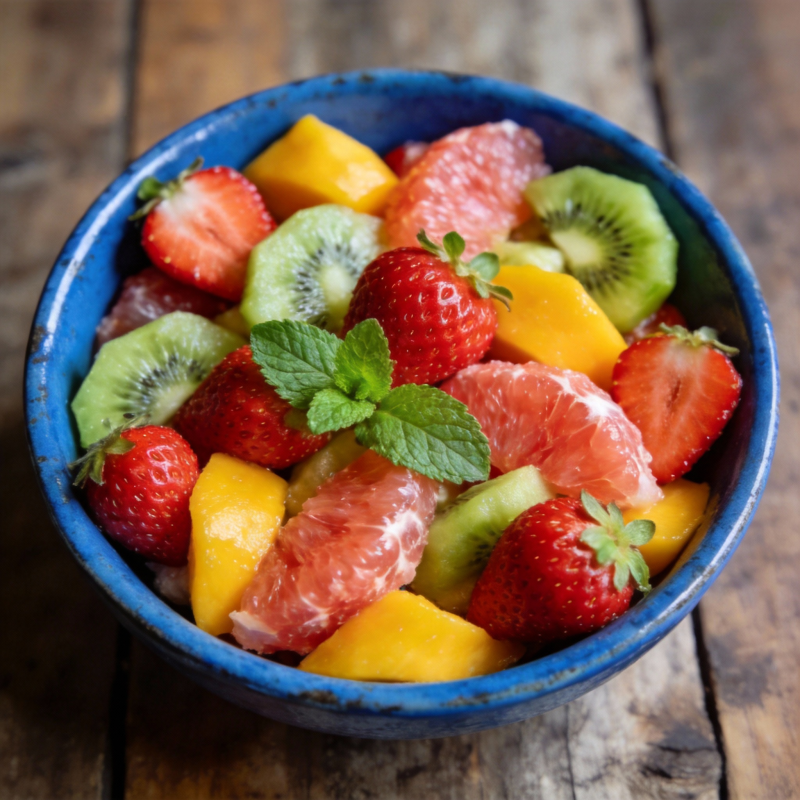 缤纷水果沙拉图片