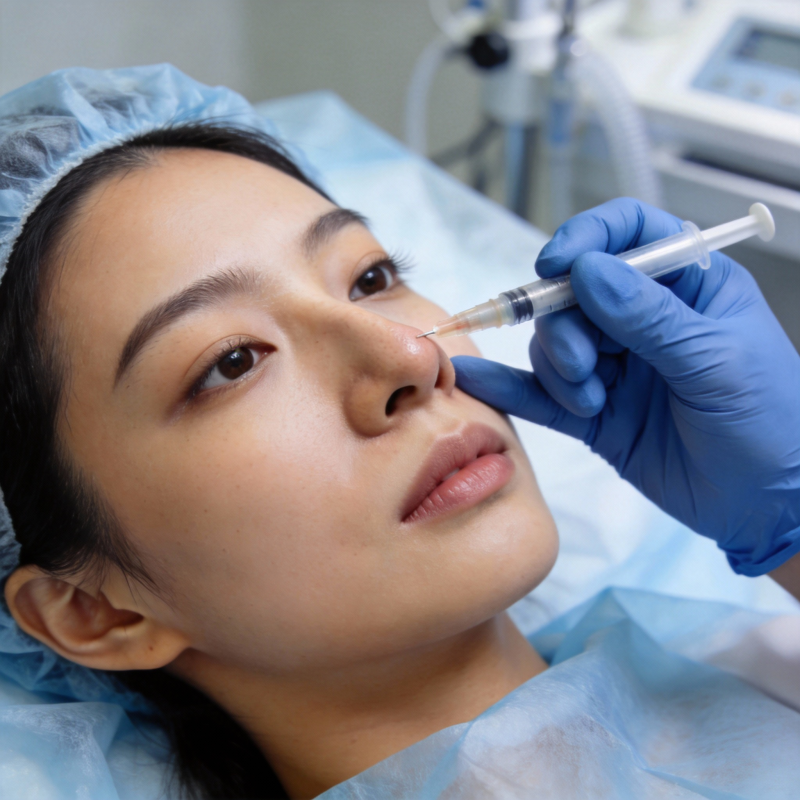 鼻部注射美容图片