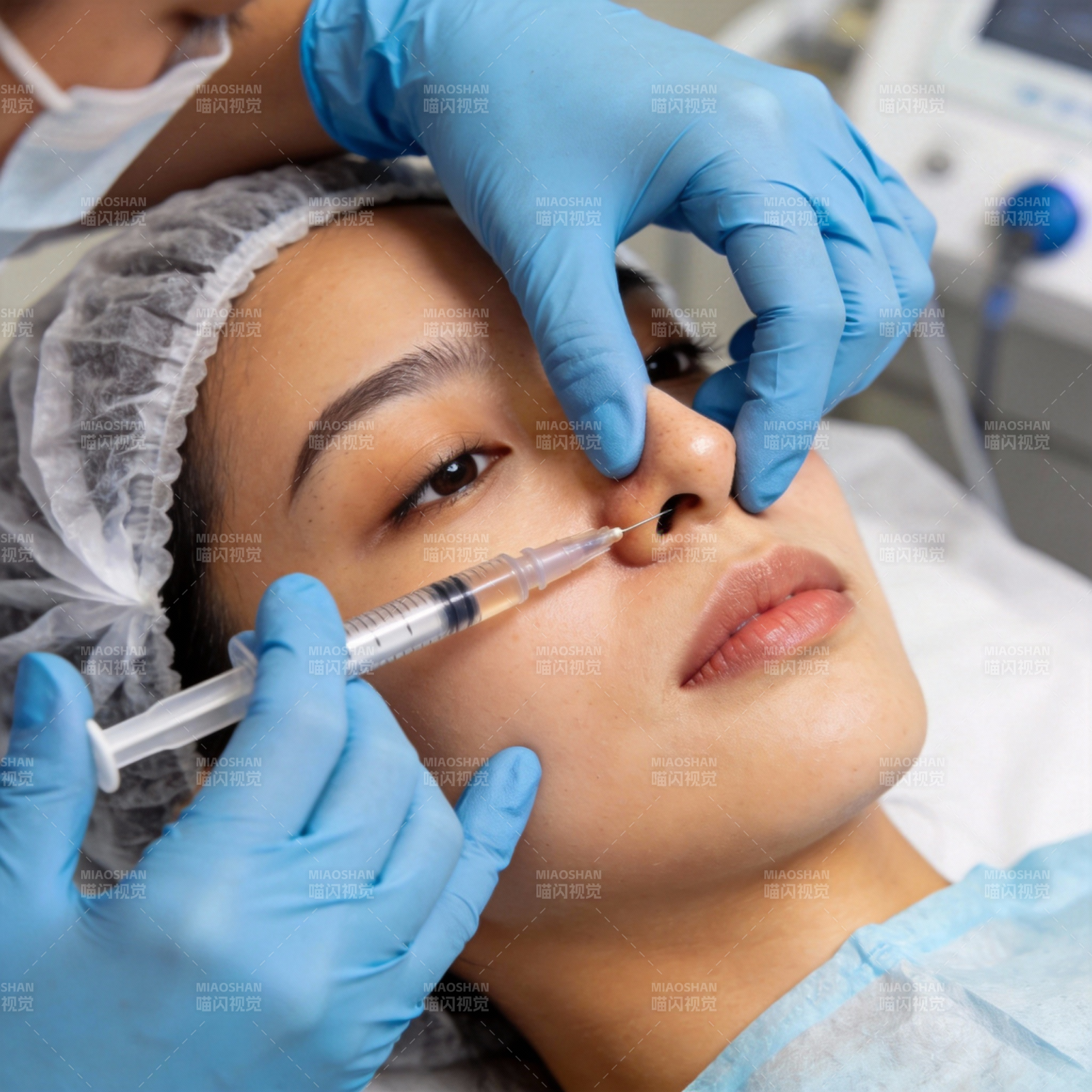 鼻部注射美容术图片