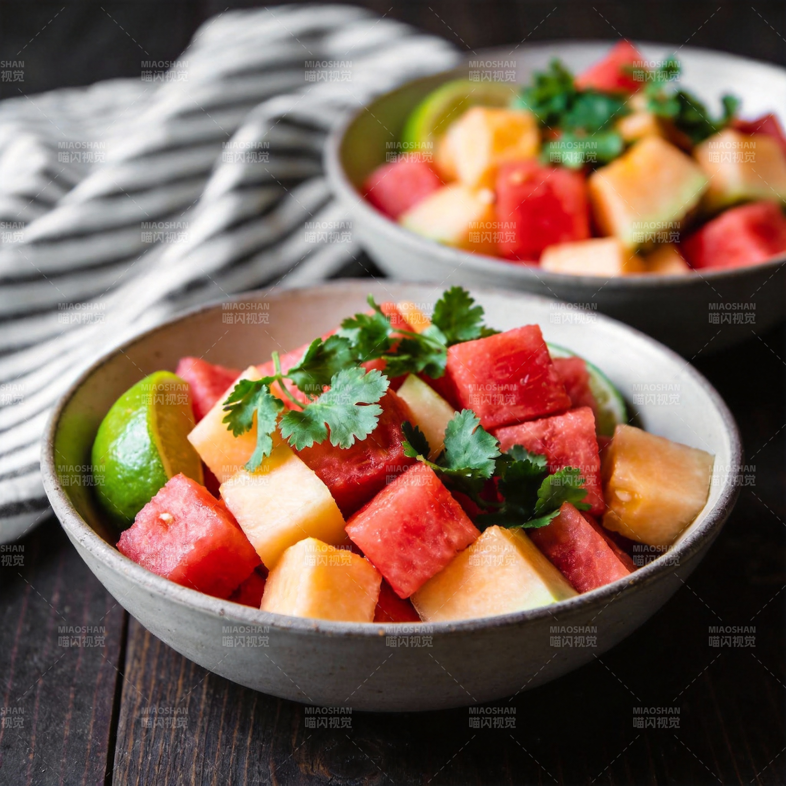 水果沙拉拼盘图片