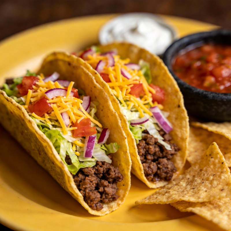 美味墨西哥塔可图片