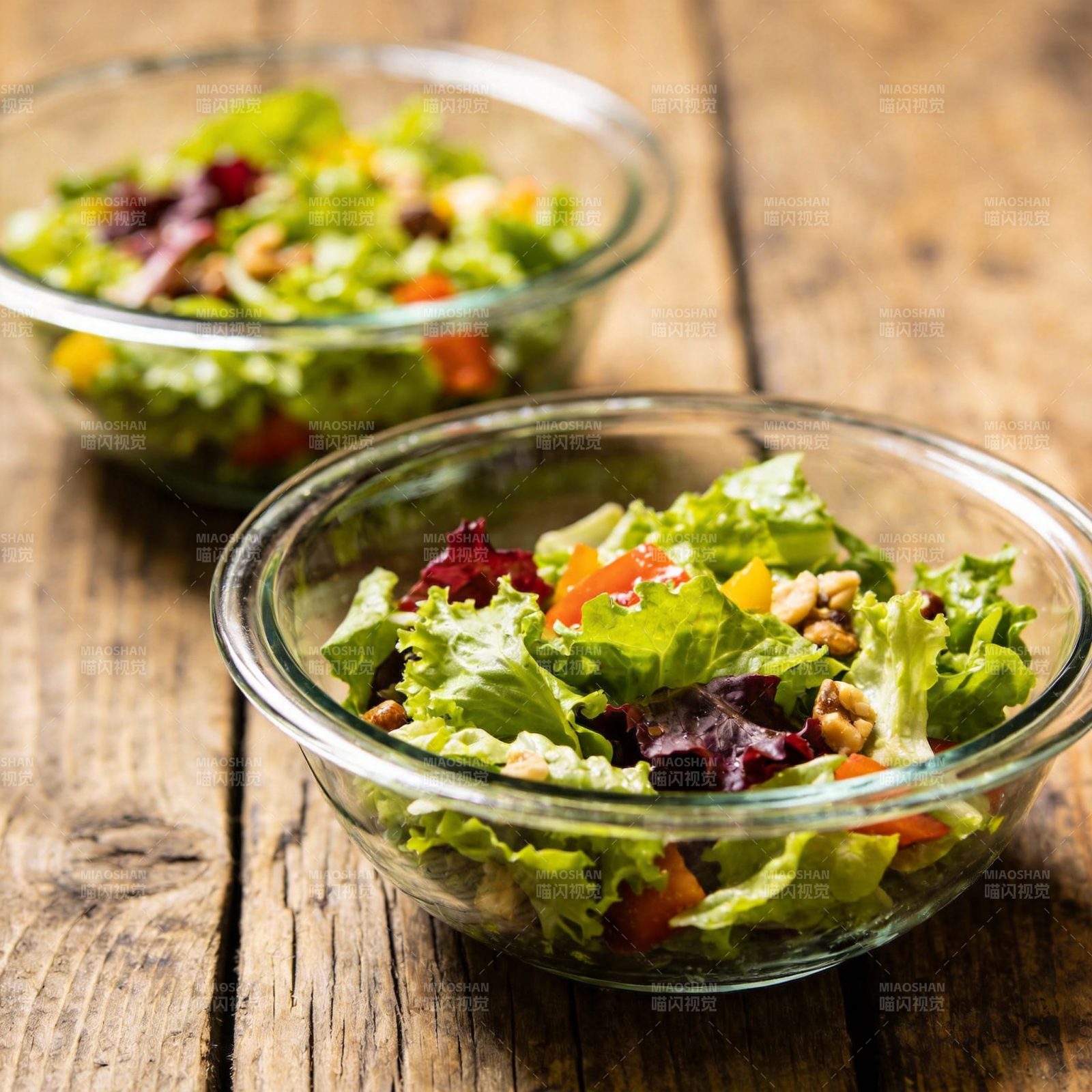 清新蔬菜沙拉图片