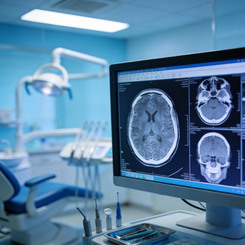 脑部CT扫描影像图片