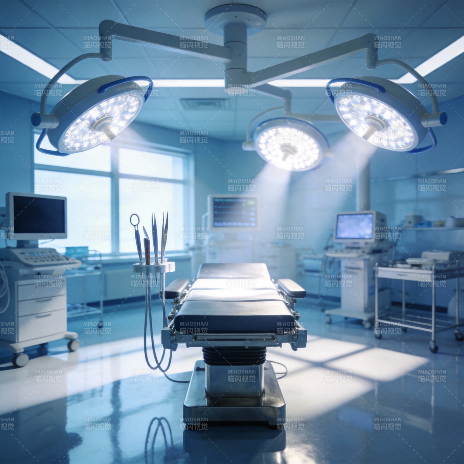现代手术室全景图片