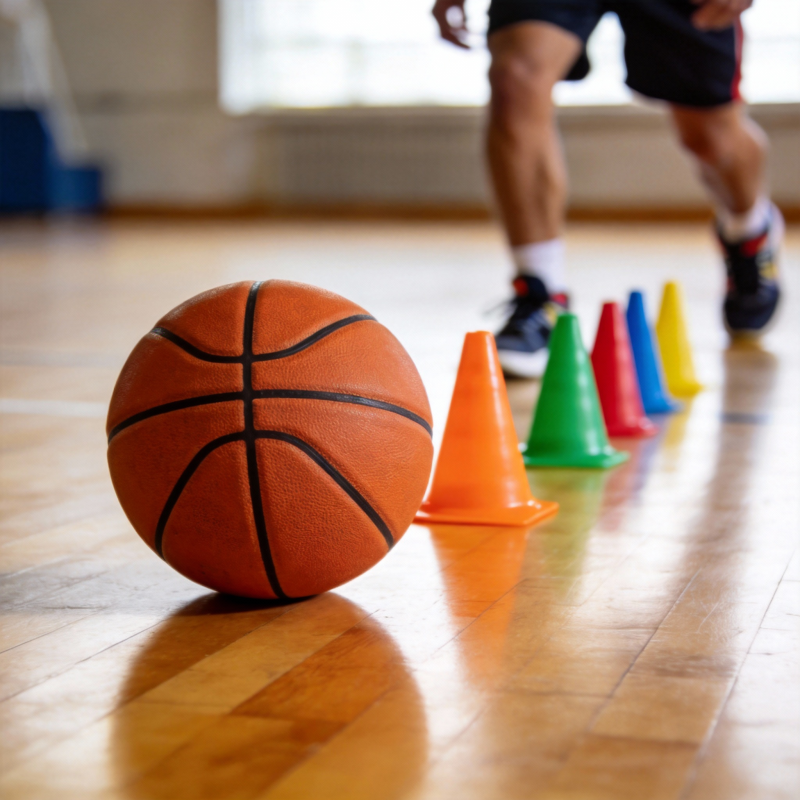 篮球训练场景图片