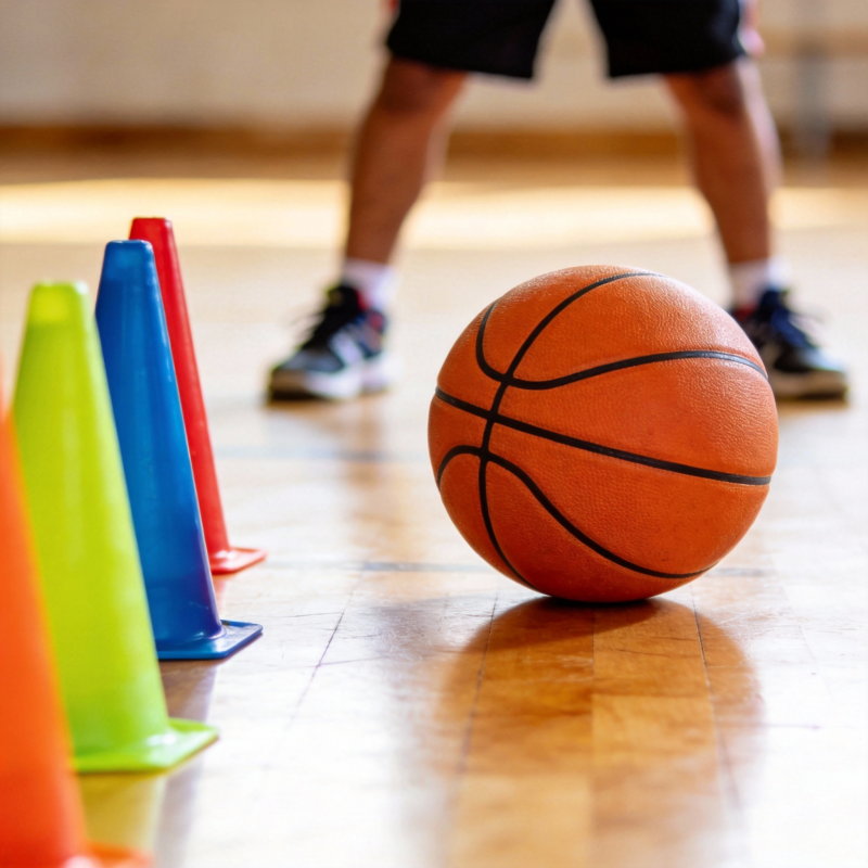 篮球训练场景图片
