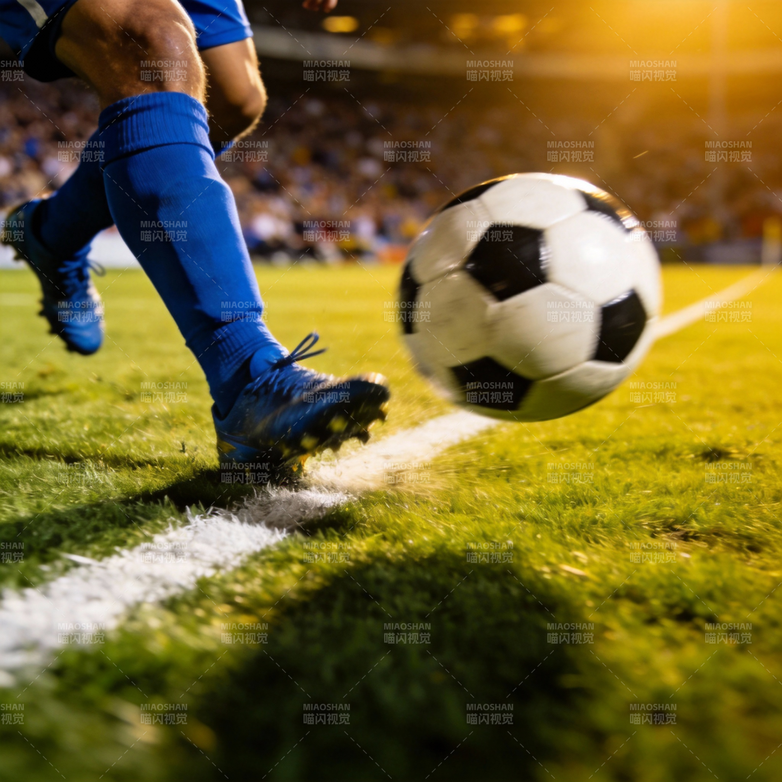 足球飞驰瞬间图片