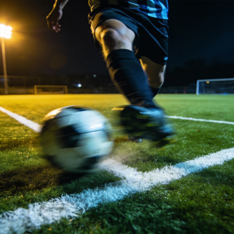 夜战足球瞬间图片