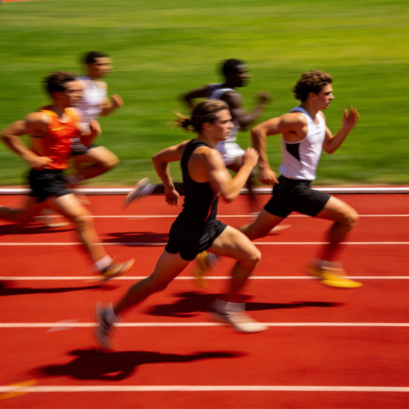 赛道上的速度对决图片