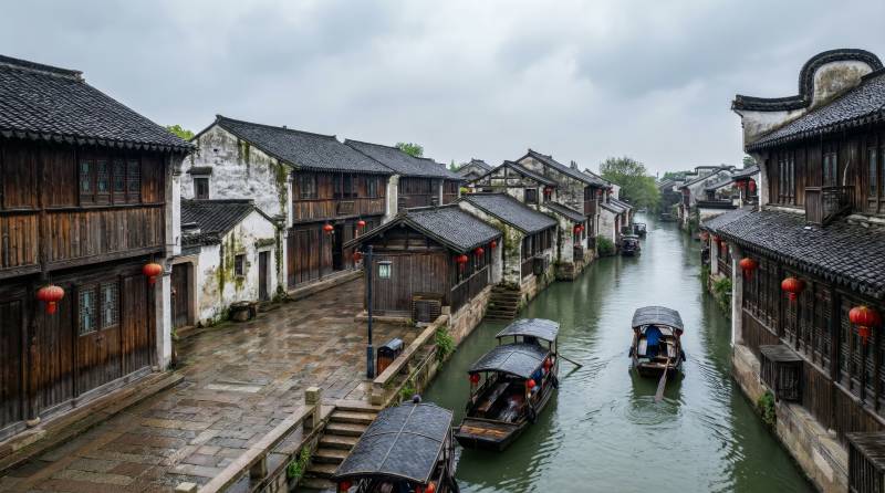 江南水乡古韵图片