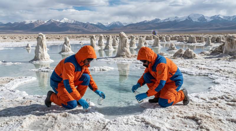 雪原科考探奇景图片