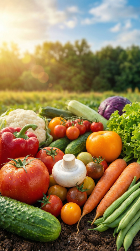 田园蔬果鲜采图片