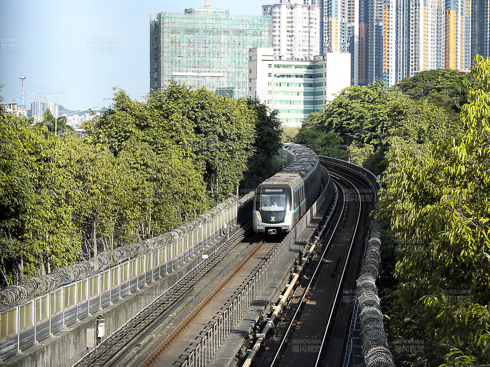 深圳城市景观与轨道交通图片