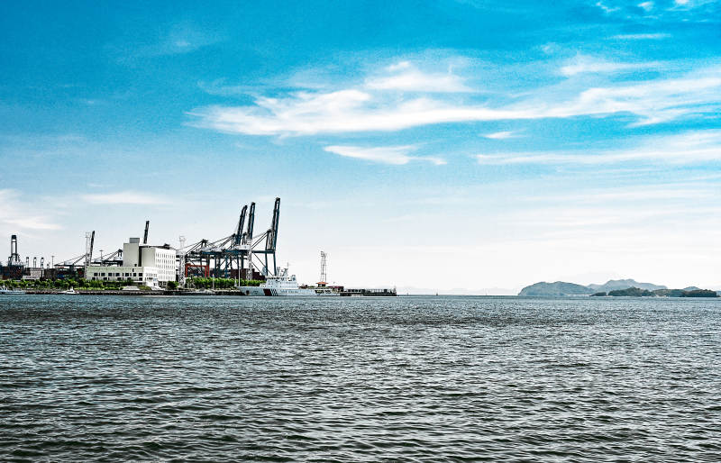 深圳盐田港口码头景观图片