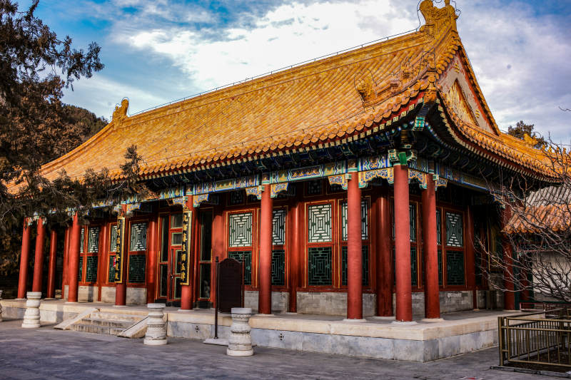 颐和园 古建筑庭院风光图片