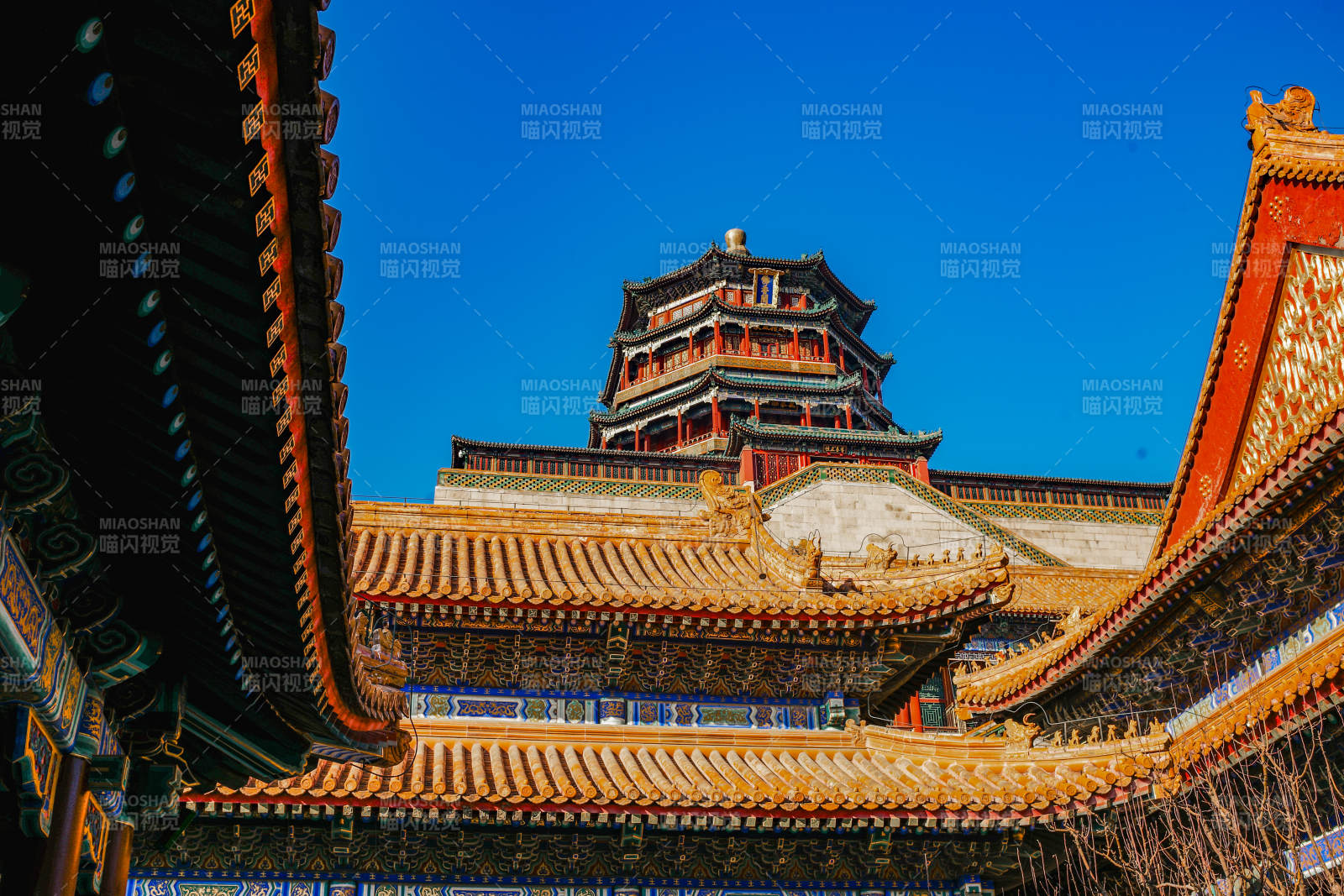 颐和园佛香阁风光图片