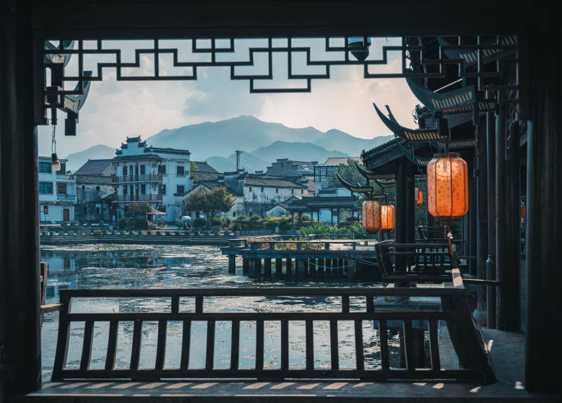 桐庐深澳村水乡古韵图片