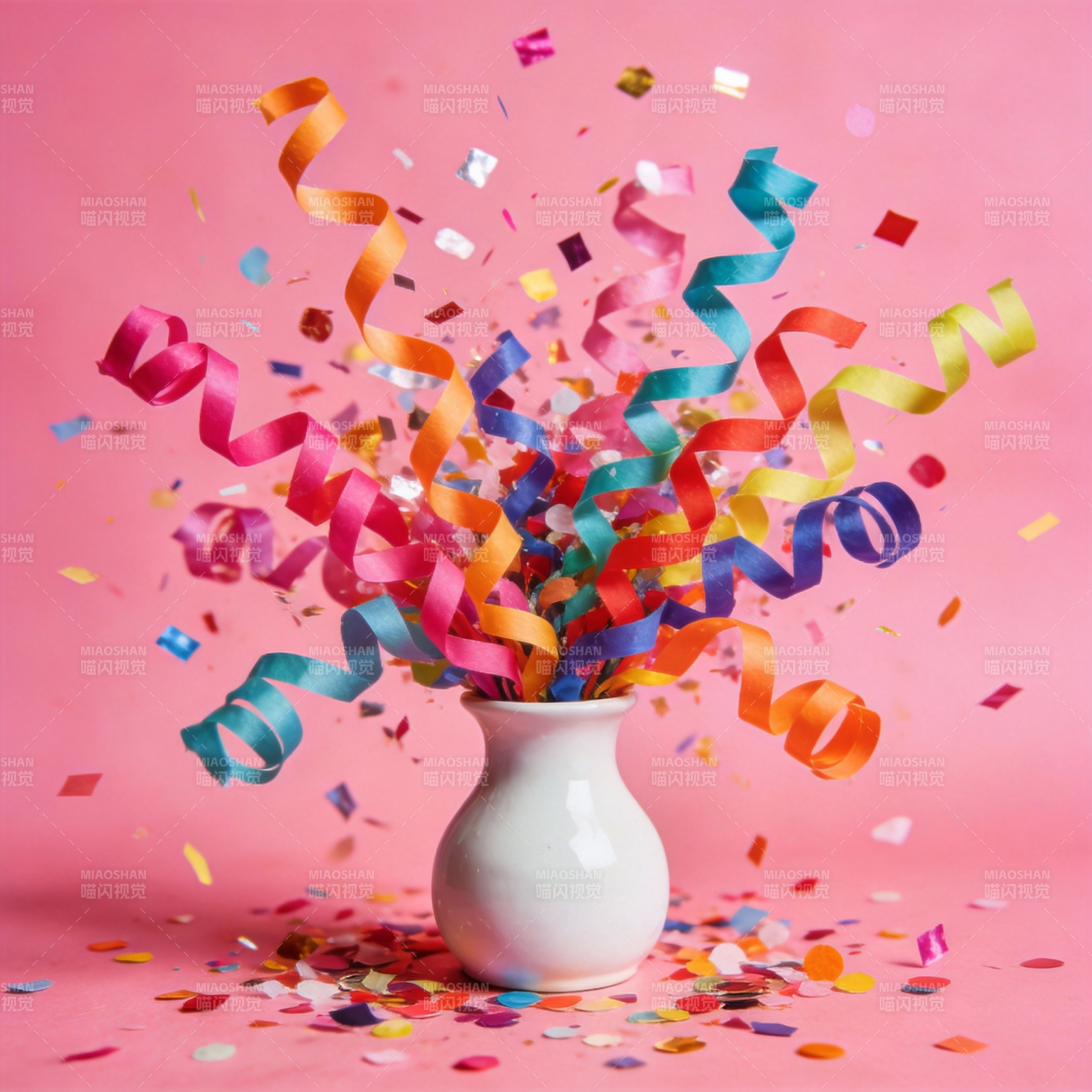 彩带飞舞 欢庆时刻图片